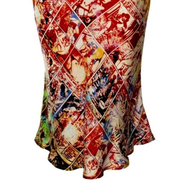 JEAN PAUL GAULTIER 94'/95' COMIC BOOK EROTIC 'SAFE SEX' PRINT SKIRT~NEW WITH TAG - Picture 6 of 11